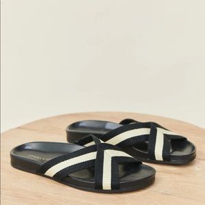 Jenni Kayne cotton crossover sandal